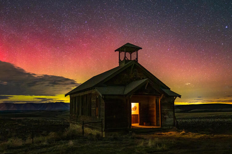 Oregon Abandoned Schoolhouse